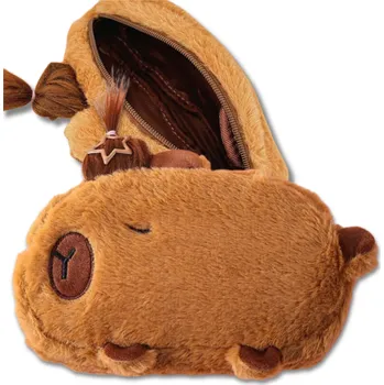 Camerazar Penál, pouzdro do školy, plyšová školní kapybara + příslušenství