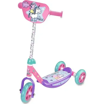 Dřevěná hračka Dětská tříkolová koloběžka Prasátko Pepina růžová KOBH0826 - SLEVA 3% s kodem radost25