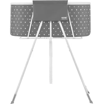 Vana Vevor Přenosná vyvýšená skládací vana pro malá/střední plemena, odtok, šedá