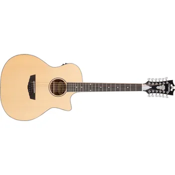 Kytara D'Angelico Premier Fulton LS Satin Vintage Natural + prodloužená záruka 3 roky