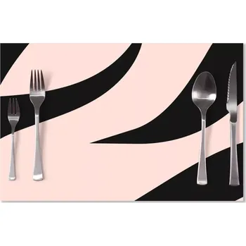 prostírání Sablio Prostírání Růžový vzor zebry: 40x30cm