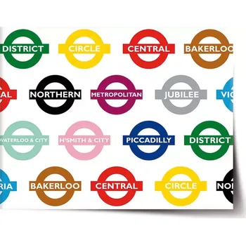 Plakát Sablio Plakát Metro - 60x40 cm