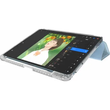 Pouzdro na tablet Comma pouzdro Joy Series PU Case With Pencil Slot pro iPad 10-11 Gen 2022/2025 - Gray