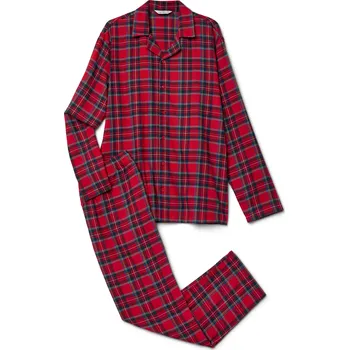 706774 - Tchibo - Flanelová pyžamová souprava - pro muže - vel. XXL 60/62 - barva: modrá/kostkovaný