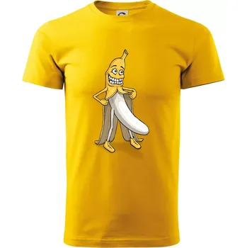 Úchylný banán (Hana-creative) - Triko extra velké (5-8XL) - 8XL ( Žlutá )