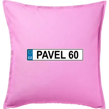 Polštář SPZ Pavel 60 - Polštář 50x50 - 50x50 - Pouze potah ( Růžová )