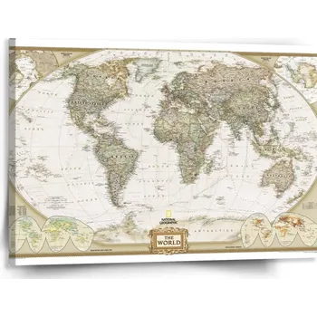 Obraz Sablio Obraz Mapa světa - 150x110 cm