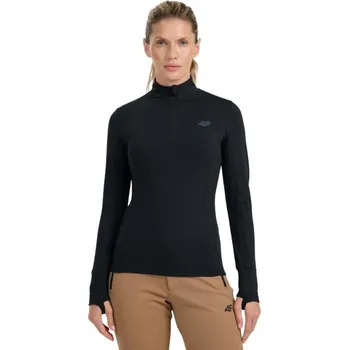 Dámská mikina Dámská termální mikina 4F F098 tmavě černá 4FWAW25UBRUF098 20S L