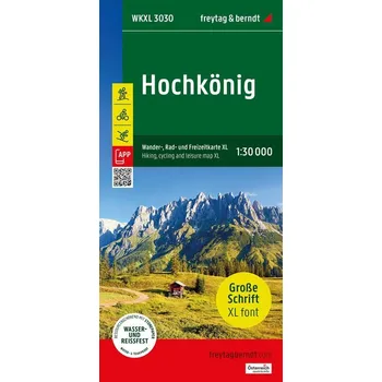Hochkönig, Wander-, Rad- und Freizeitkarte XL 1:30.000, freytag & berndt, WKXL 3030 - freytag & berndt