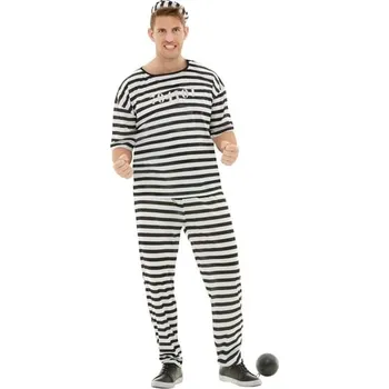 Karnevalový kostým Funiglobal - Vězeňský kostým s koulí velká velikost - XXXL