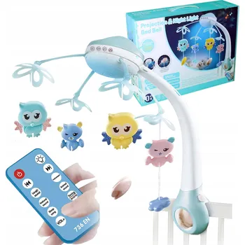 Kolotoč nad postýlku Kolotoč nad postýlku Sferazabawek s dálkovým ovládáním, modrý