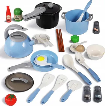 Hračka pro nejmenší Sada hrnců pro děti Hrnce Konvice Nádobí Potraviny 32 ks