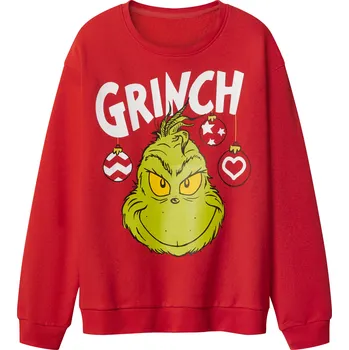 Dámská mikina Dámská mikina Grinch červená L