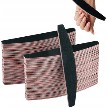 Pilník na nehty Manikúra Pedikúra Lodička 100/180 50 Ks .