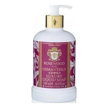 Mýdlo FIORENTINO: Luxusní tekuté mýdlo „Růžové dřevo a vonokvětka (osmanthus)“ 500ml K3094