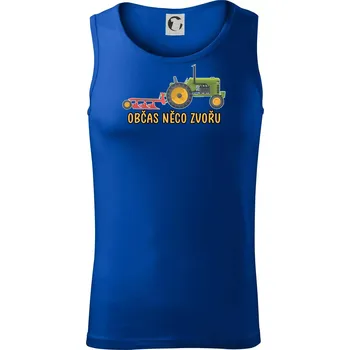Traktor občas něco zvoře - Tílko pánské Core - L ( Královská modrá )