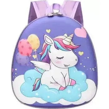Dětský batoh Dětský batoh Jednorožec na obláčku 3D fialový DBBH1340 - SLEVA 3% s kodem radost25