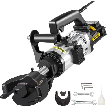 dílenský stroj Vevor Elektrický hydraulický ohýbač výztuže 1500 W, ohýbá 10–25 mm za 4 s