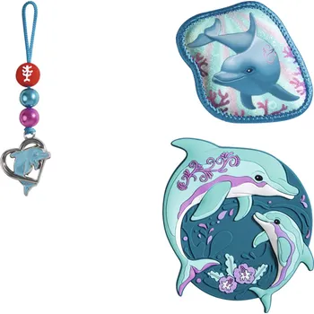 Školní batoh Doplňková sada obrázků MAGIC MAGS, Dolphin Finja, pro aktovky a batohy Step by Step