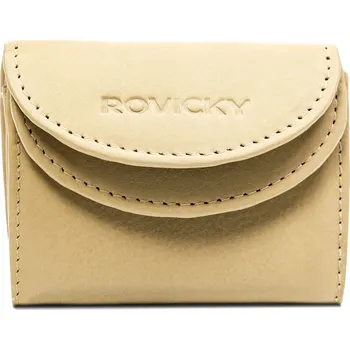 Rovicky dámská peněženka z přírodní kůže – béžová