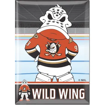 Dekorativní magnet Wincraft Magnet Anaheim Ducks NHL Metal Magnet MASCOT