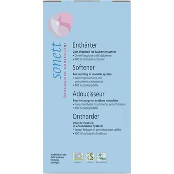 Změkčovač vody Pomačkaný obal SONETT Změkčovač vody 1 kg - náhradní náplň