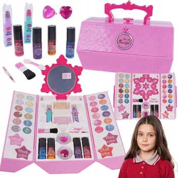 Make-up Kufřík Kosmetika na nehty Make-up Make-up Sada pro dívky Velká