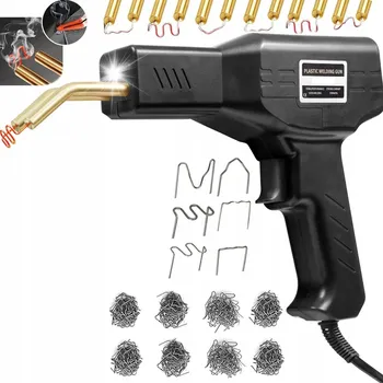 Svářečka Svářečka plastů, sešívačka, páječka, horkovzdušná pistole na plasty + Sponky na opravy