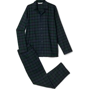 710519 - Tchibo - Flanelová pyžamová souprava - pro muže - vel. L 52/54 - barva: modrá/kostkovaný