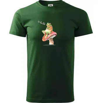 To chce klid žába - Triko extra velké (5-8XL) - 7XL ( Lahvově zelená )