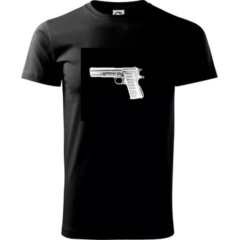 Zbraň RTG - Triko extra velké (5-8XL) - 7XL ( Černá )