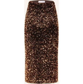 Dámská sukně Rich & Royal Dámská Sametová Sukně S Flitry, hnědá, 42
