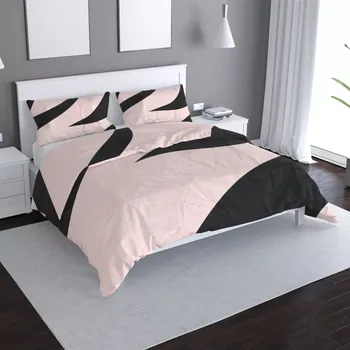 Povlečení Sablio Povlečení Růžový vzor zebry - 140x200 / 90x70