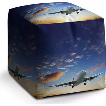 Taburet Sablio Taburet Cube Letadlo 2: 40x40x40 cm