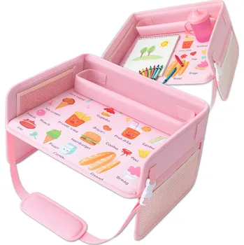 Organizér do auta Camerazar Dětský cestovní stolek, organizér do auta, růžový