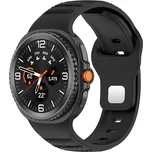 Techsuit řemínek na hodinky (W050), Samsung Galaxy Watch 8 40mm / 44mm / Watch 8 Classic, černý