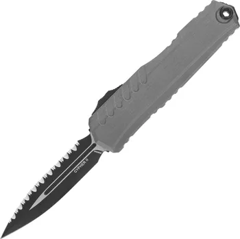 kapesní nůž Microtech CYPHER II D/E ČERNÝ PLNĚ ZOUBKOVANÝ PŘÍRODNÍ ČIRÝ 1242-3NC