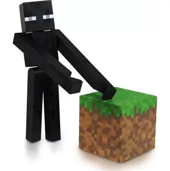 Dřevěná hračka Figurka Minecraft Enderman s příslušenstvím FIBH1691 - SLEVA 3% s kodem radost25