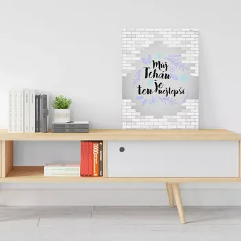 Plechová cedule Sablio Dárková cedulka Můj tchán je ten nejlepší: 30x40 cm