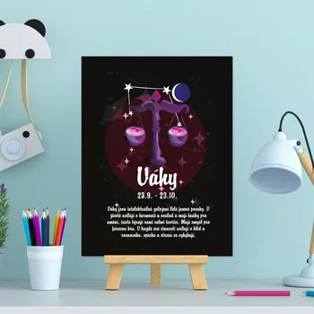 Plechová cedule Sablio Dárková cedulka Váhy: 30x40 cm