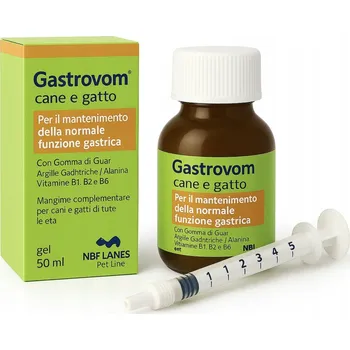 Doplněk stravy pro psy a kočky NBF Lanes Gastrovom kapky 50 ml - pro trávení