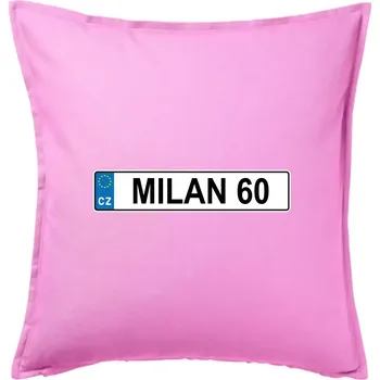 Polštář SPZ Milan 60 - Polštář 50x50 - 50x50 - Pouze potah ( Růžová )