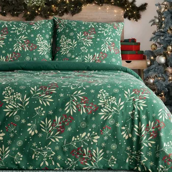 Bytový textil VÁNOČNÍ RENFORCÉ POVLEČENÍ CRISTIAN 160X200 CM, 2 KS 70X80 CM VZOROVANÉ