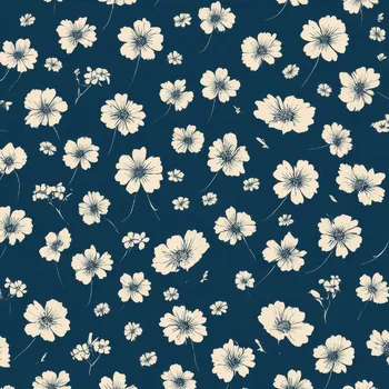 Softshell zimní mini blue flowers Amarilis