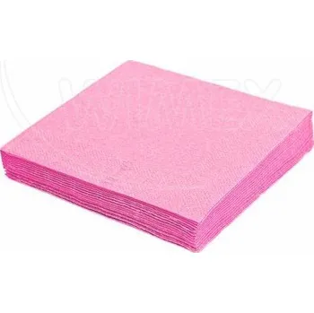 Papírový ubrousek Ubrousek (PAP FSC Mix) 3vrstvý růžový 33 x 33 cm [20 ks]