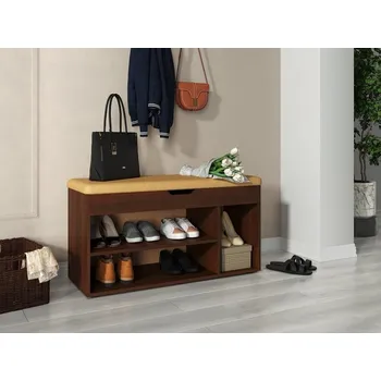 nabyteo Botník B-08 se sedákem Barva: antracit, Materiál: tkanina - janov 1A