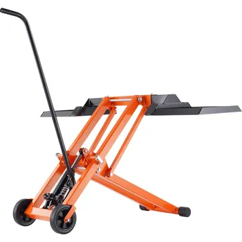 zvedák Vevor Hydraulický nastavitelný zvedák na sekačky nosnost 500 lbs z oceli