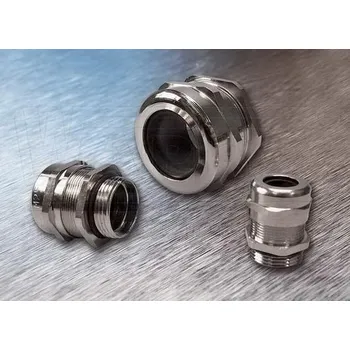 elektrický kabel WAPRO MVM-20 mosazná kabelová vývodka poniklovaná,IP68,M20 x1.5