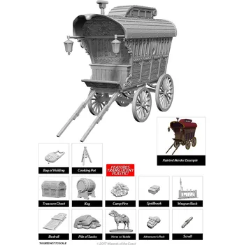 Desková hra Figurka D&amp;D - Adventurer's Campsite - Unpainted (Dungeons &amp; Dragons: Nolzur's Marvelous Miniatures)