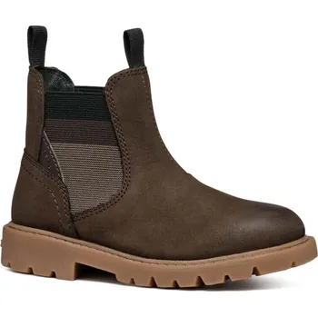 Chlapecké tenisky Dětské semišové kotníkové boty Geox SHAYLAX J16FAA.045NH.28.35 hnědá 88X, EUR 32